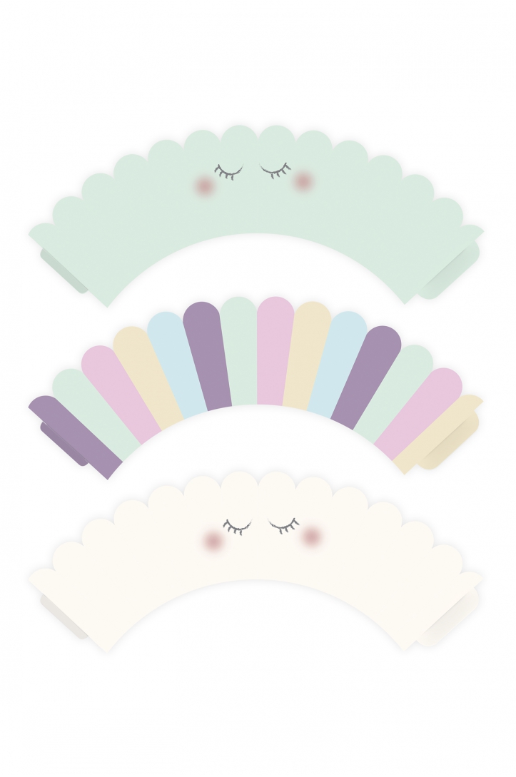 Unicorn cupcake liners