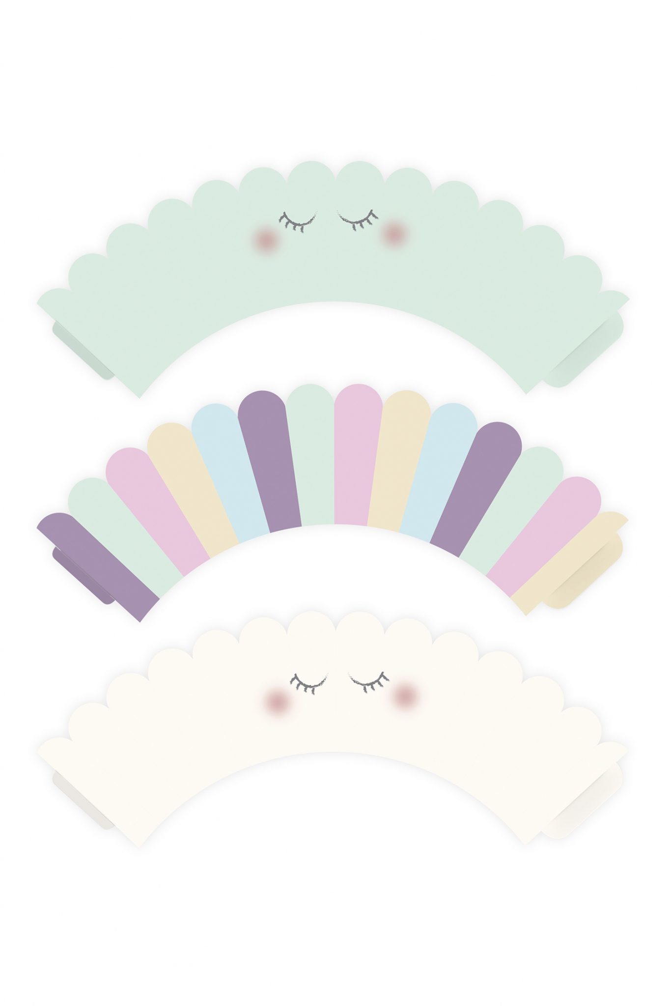 Unicorn cupcake liners