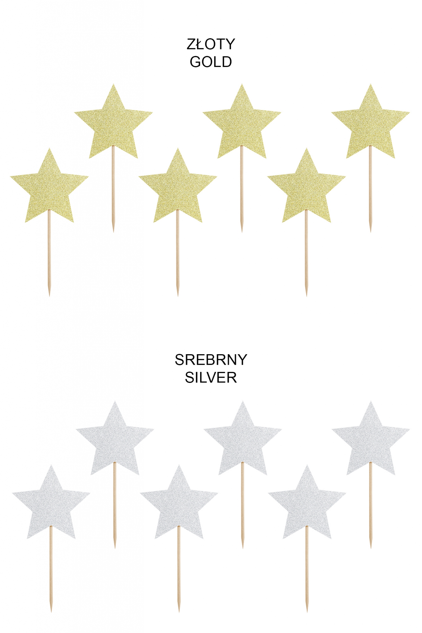 Cupcake decorations Star