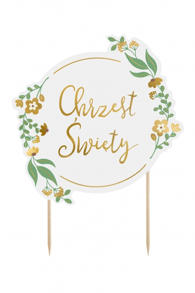 Topper na tort ''Chrzest Święty''