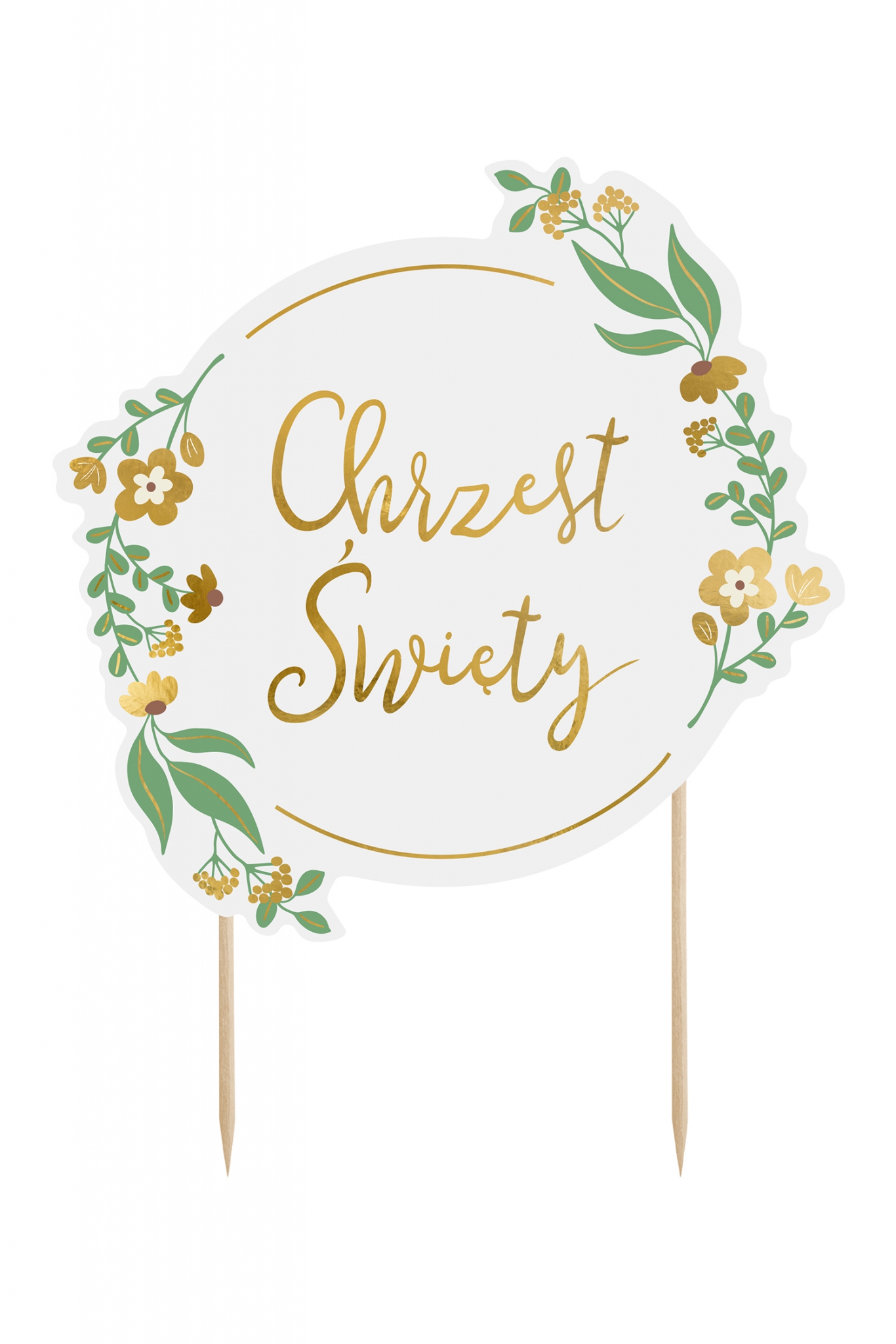 Topper na tort ''Chrzest Święty''