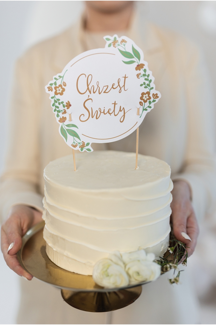 Cake topper "Holy Baptism"