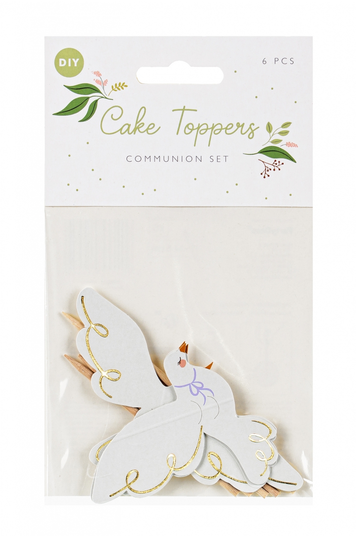 Cupcake decorations - Doves