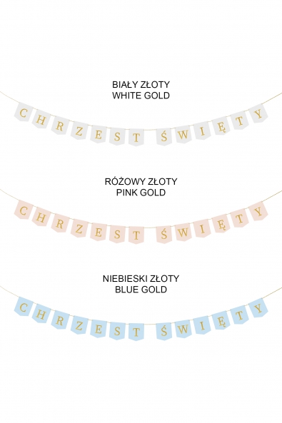 Baner ''Chrzest Święty''