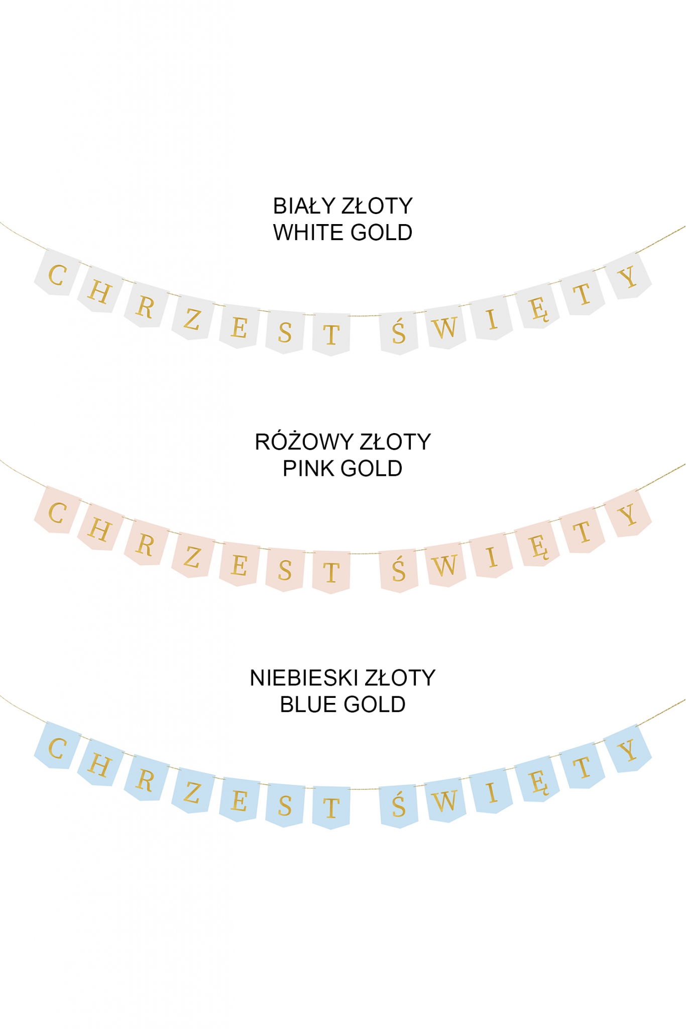 Baner ''Chrzest Święty''