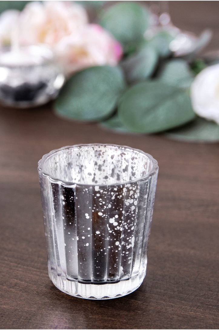 Glas Kerzenhalter 6cm