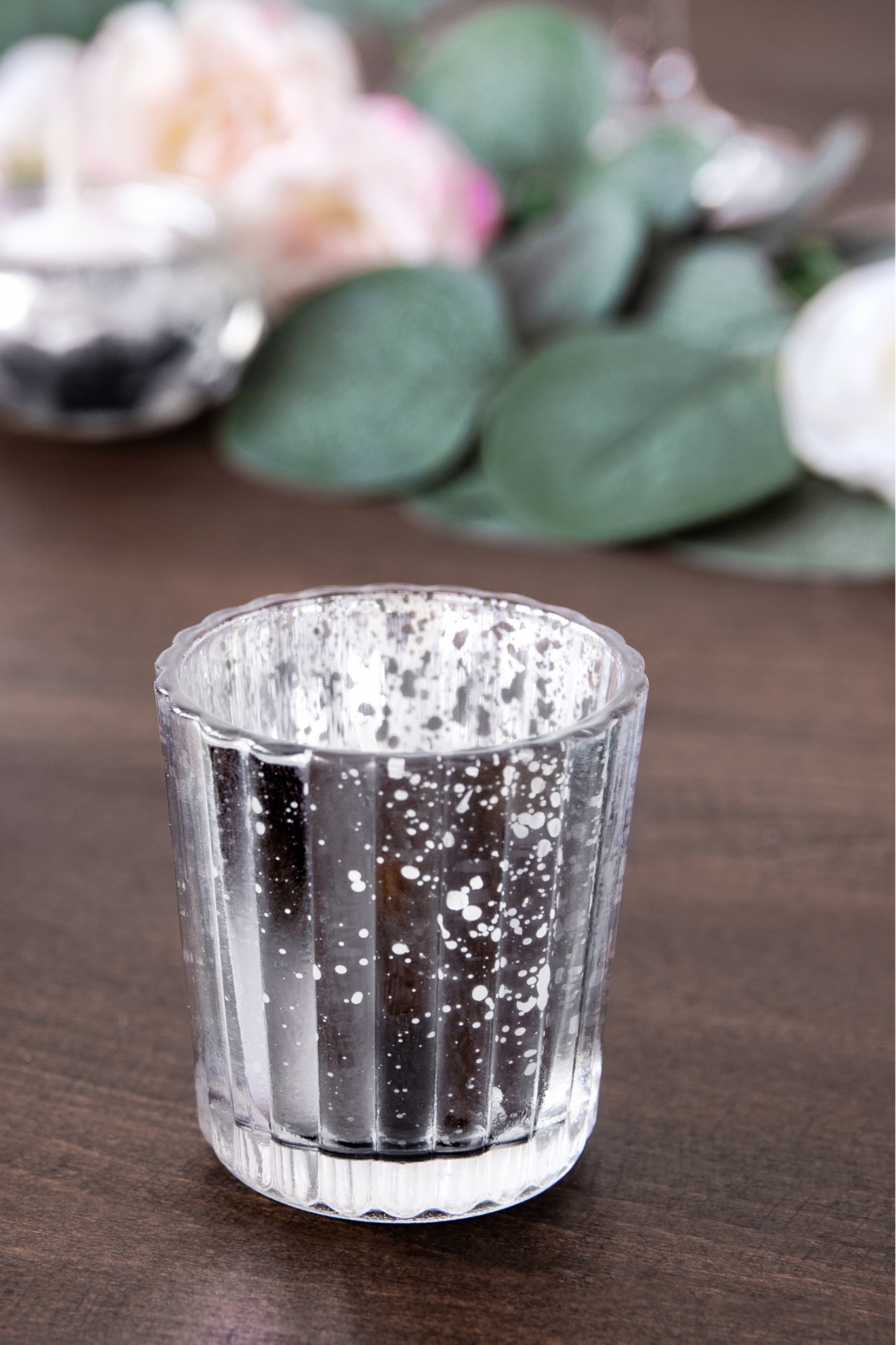 Glas Kerzenhalter 6cm