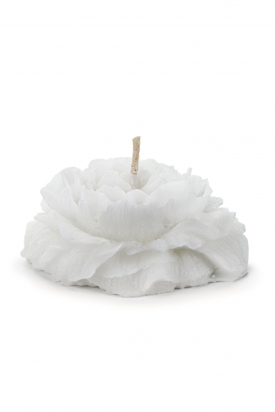 Floating peony candle