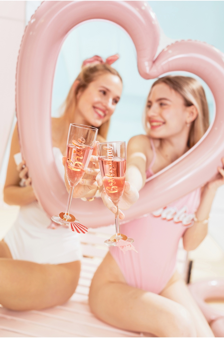 Glasaufkleber ''Bride & Bridesmaid''