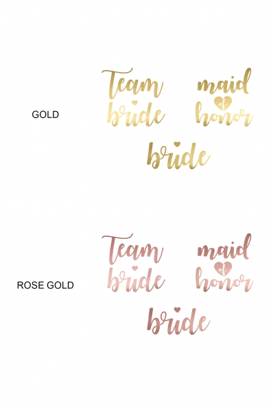 Temporary Tattoos Bachelorette Party