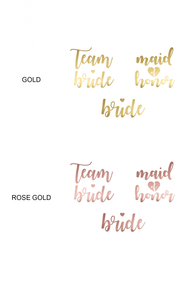 Temporary Tattoos Bachelorette Party