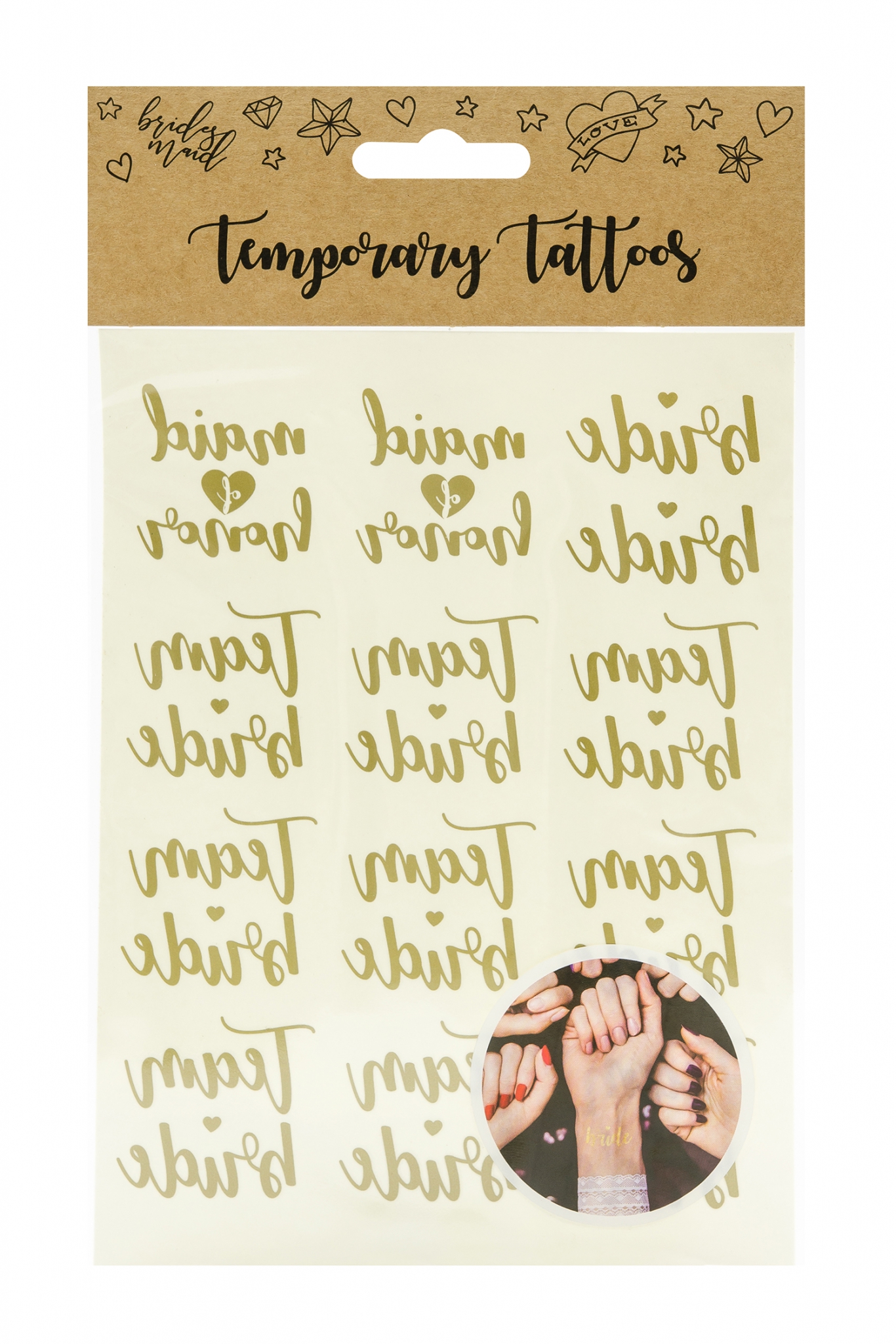 Temporary Tattoos Bachelorette Party