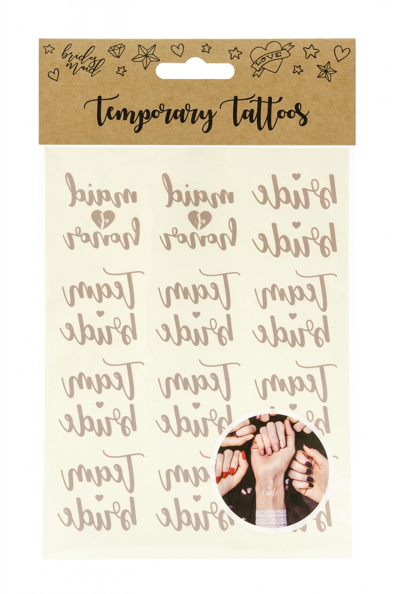 Temporary Tattoos Bachelorette Party