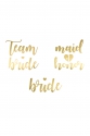 Temporary Tattoos Bachelorette Party