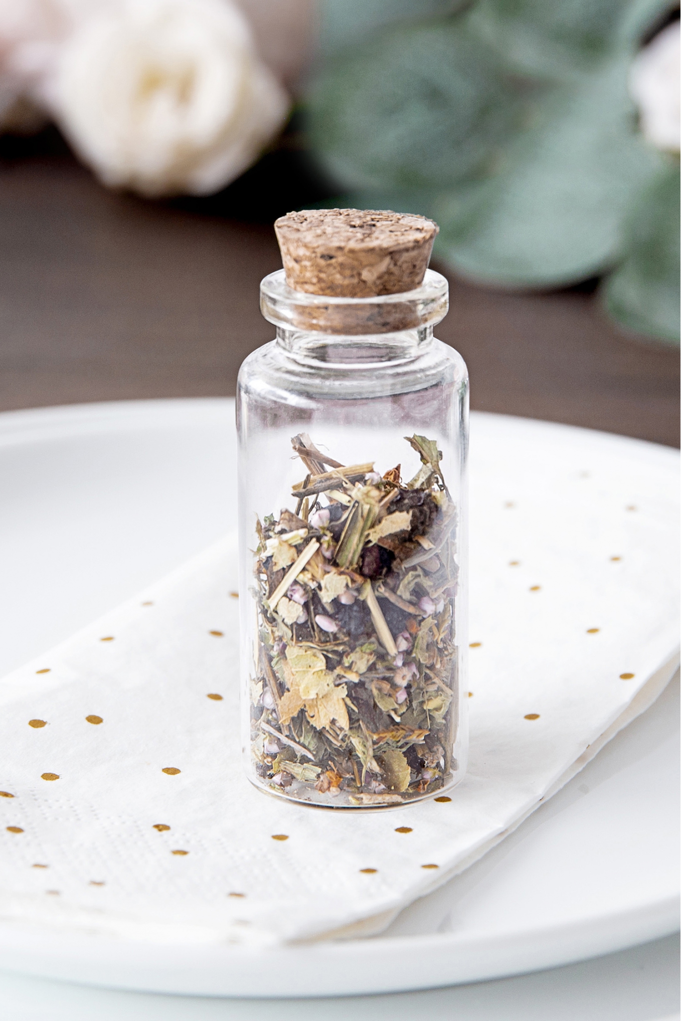 Fläschchen mit Korken