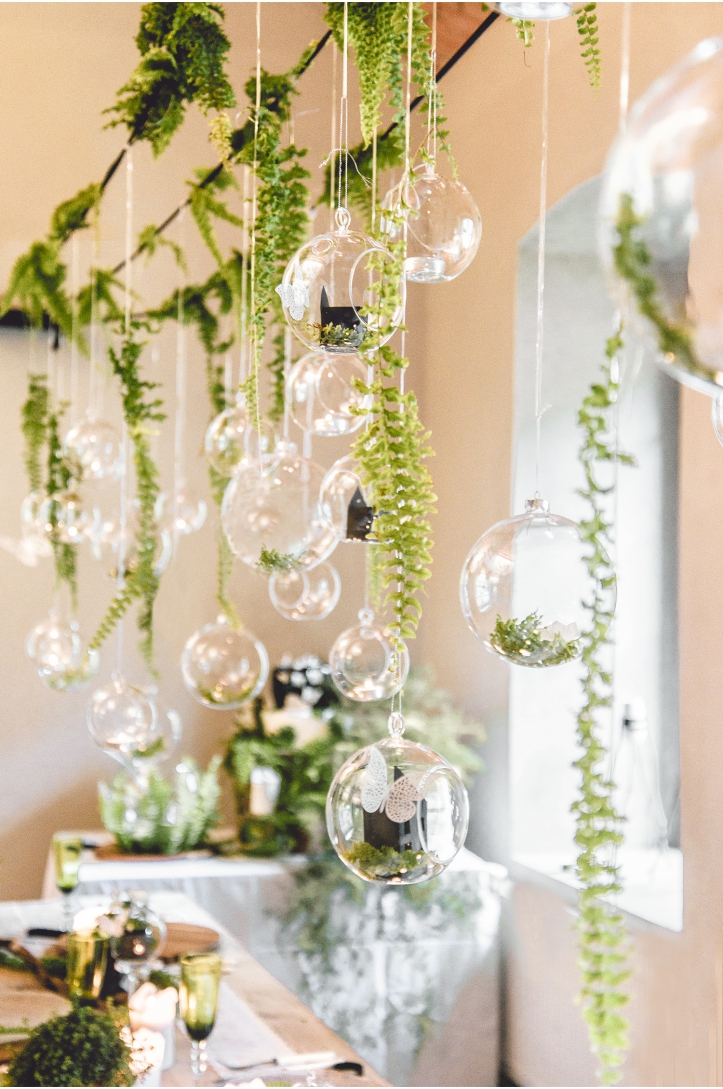 Glass Globe Candle Holders