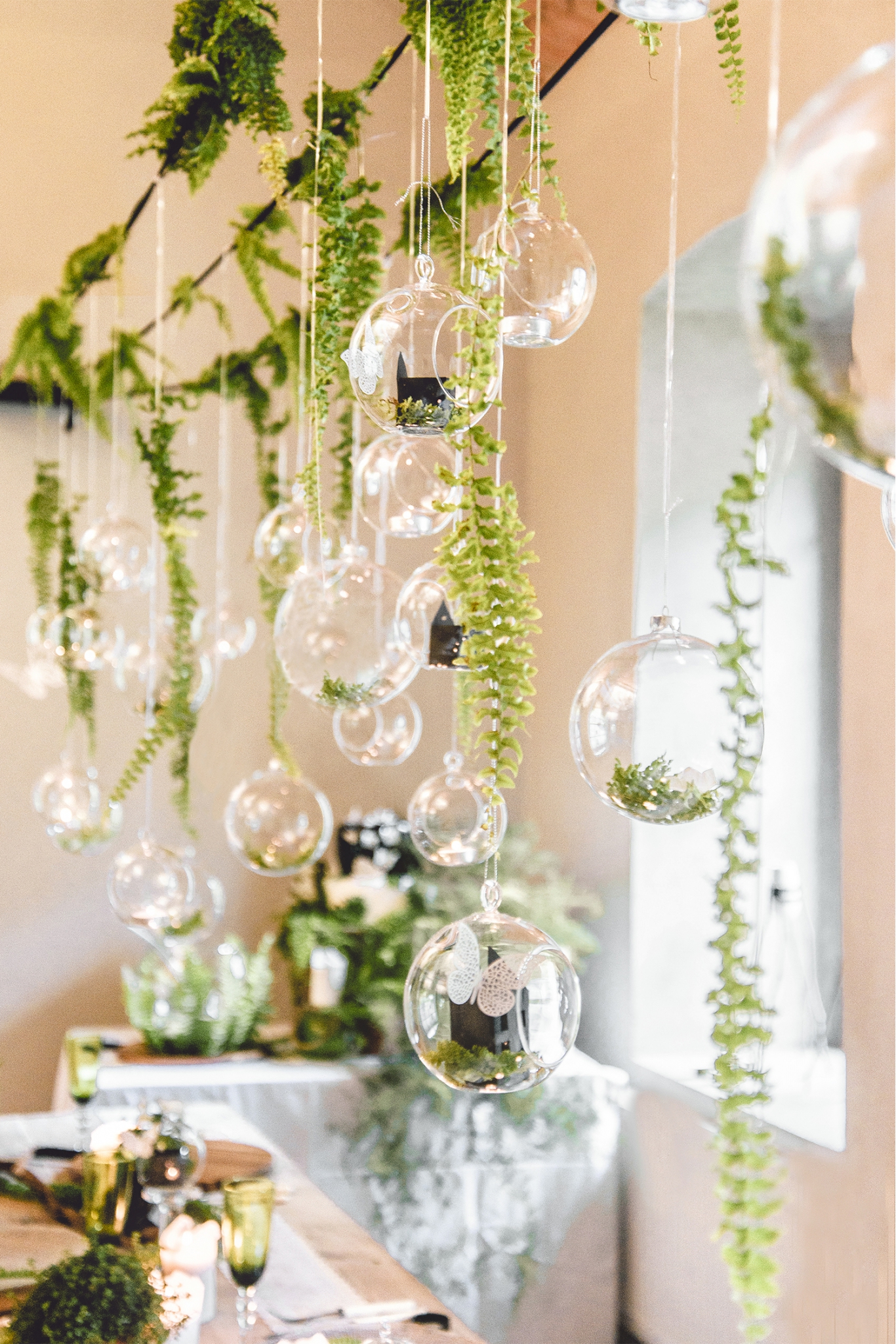 Glass Globe Candle Holders