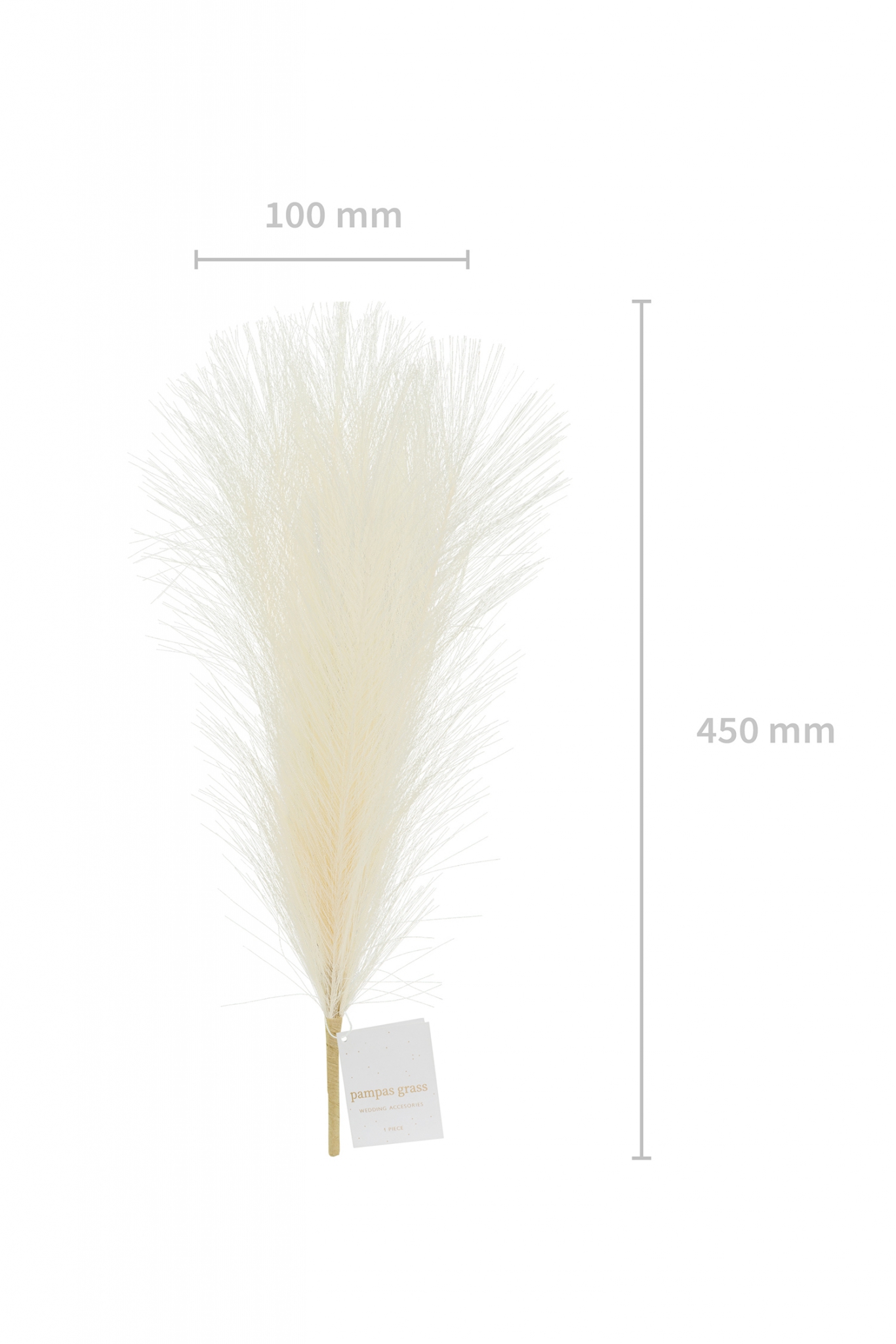 Künstliches Pampasgras 10 x 45 cm