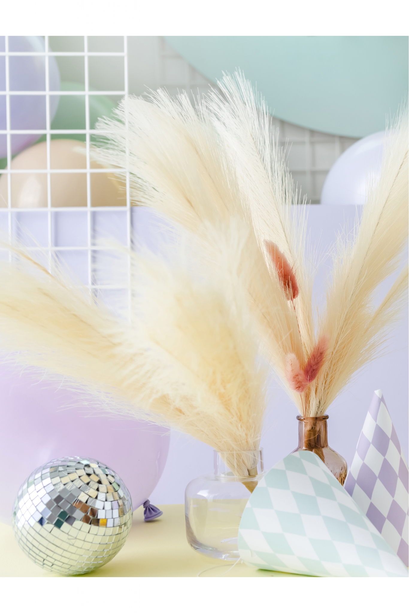 Artificial pampas grass 15 x 110 cm