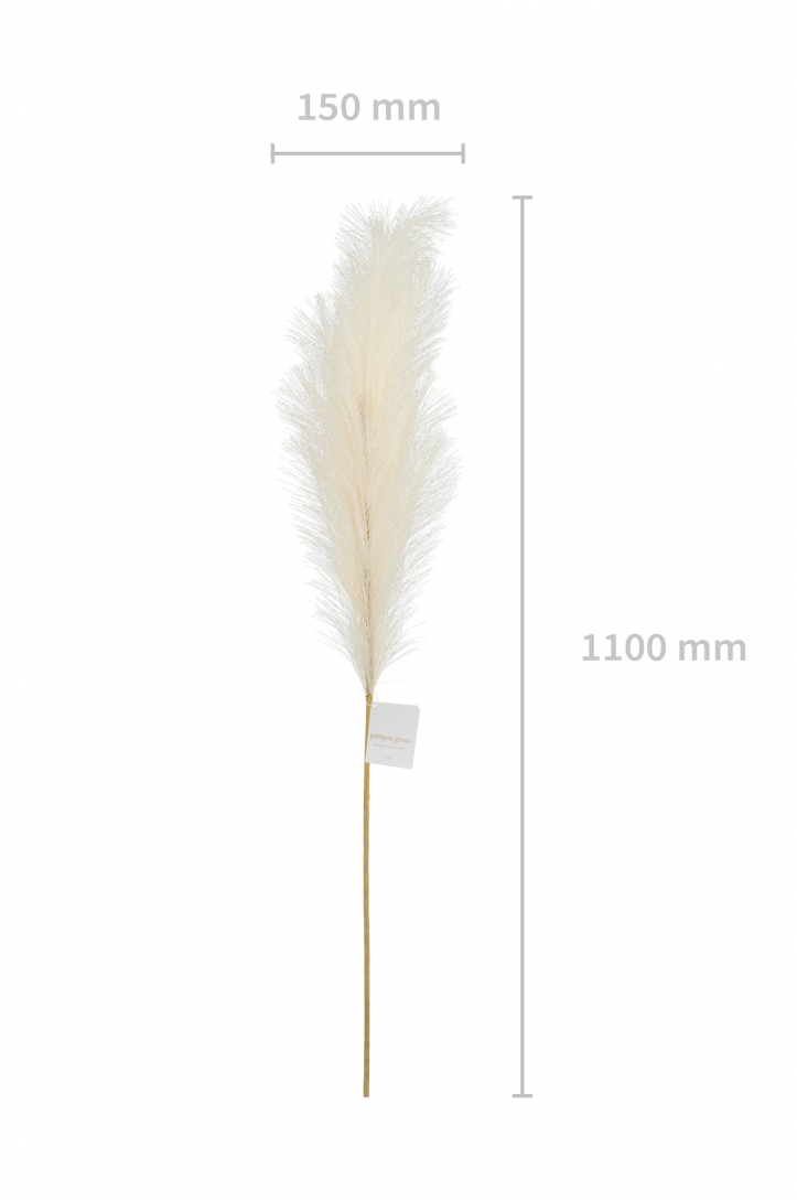 Artificial pampas grass 15 x 110 cm