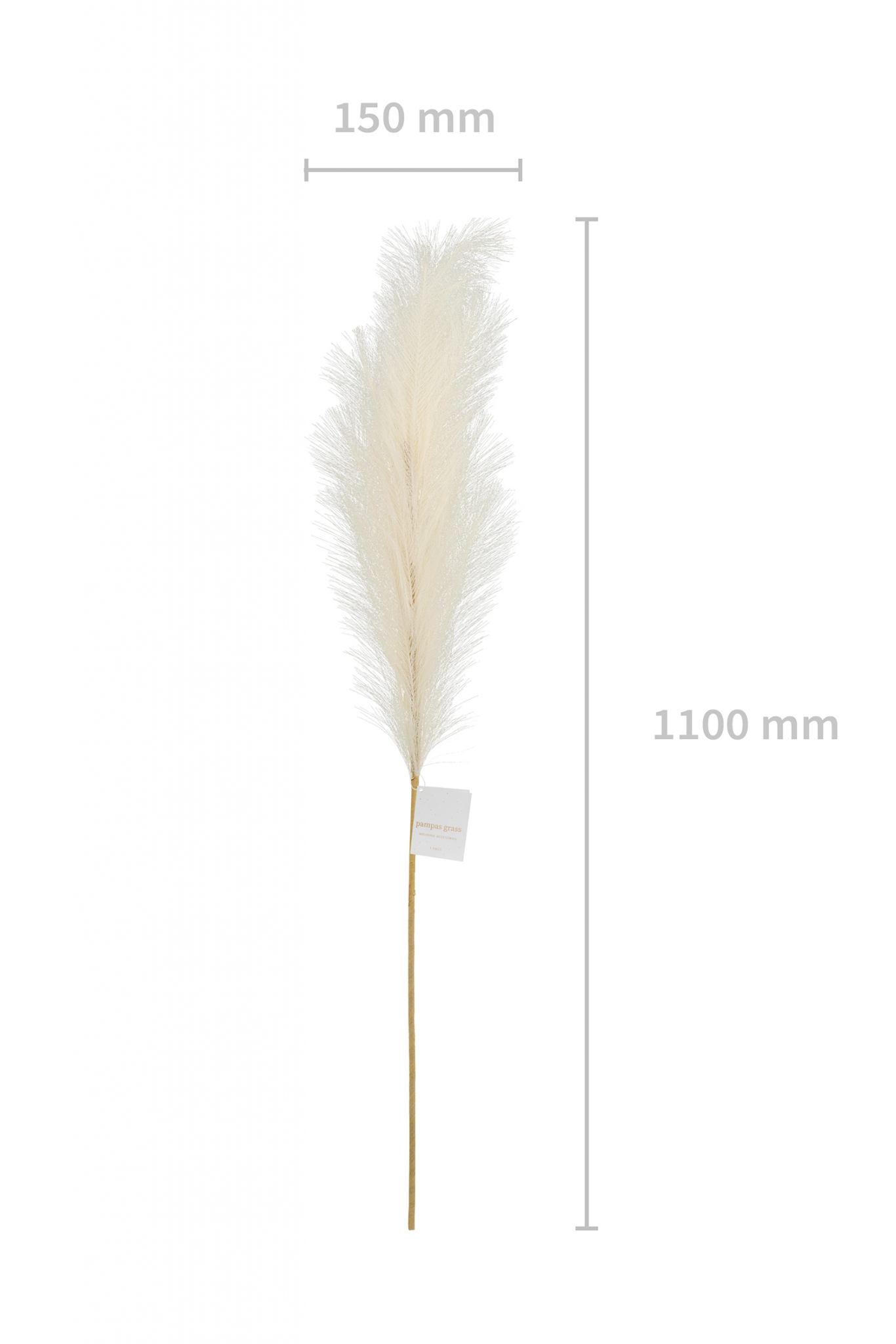 Artificial pampas grass 15 x 110 cm
