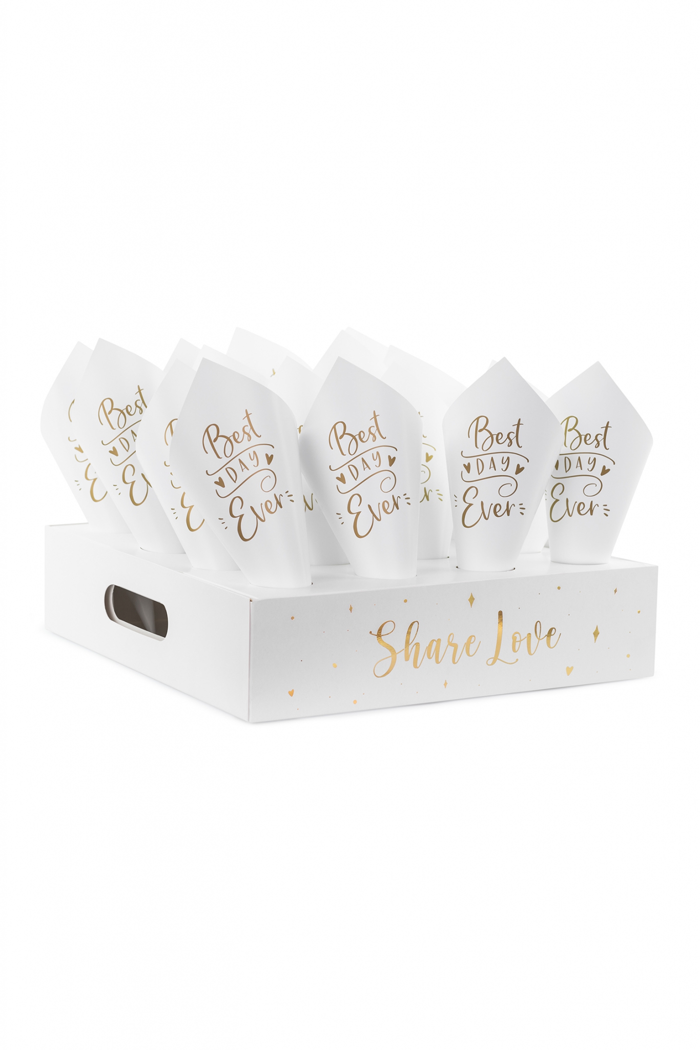 Confetti cone stand