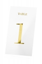 Table numbers transparent