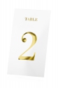 Table numbers transparent