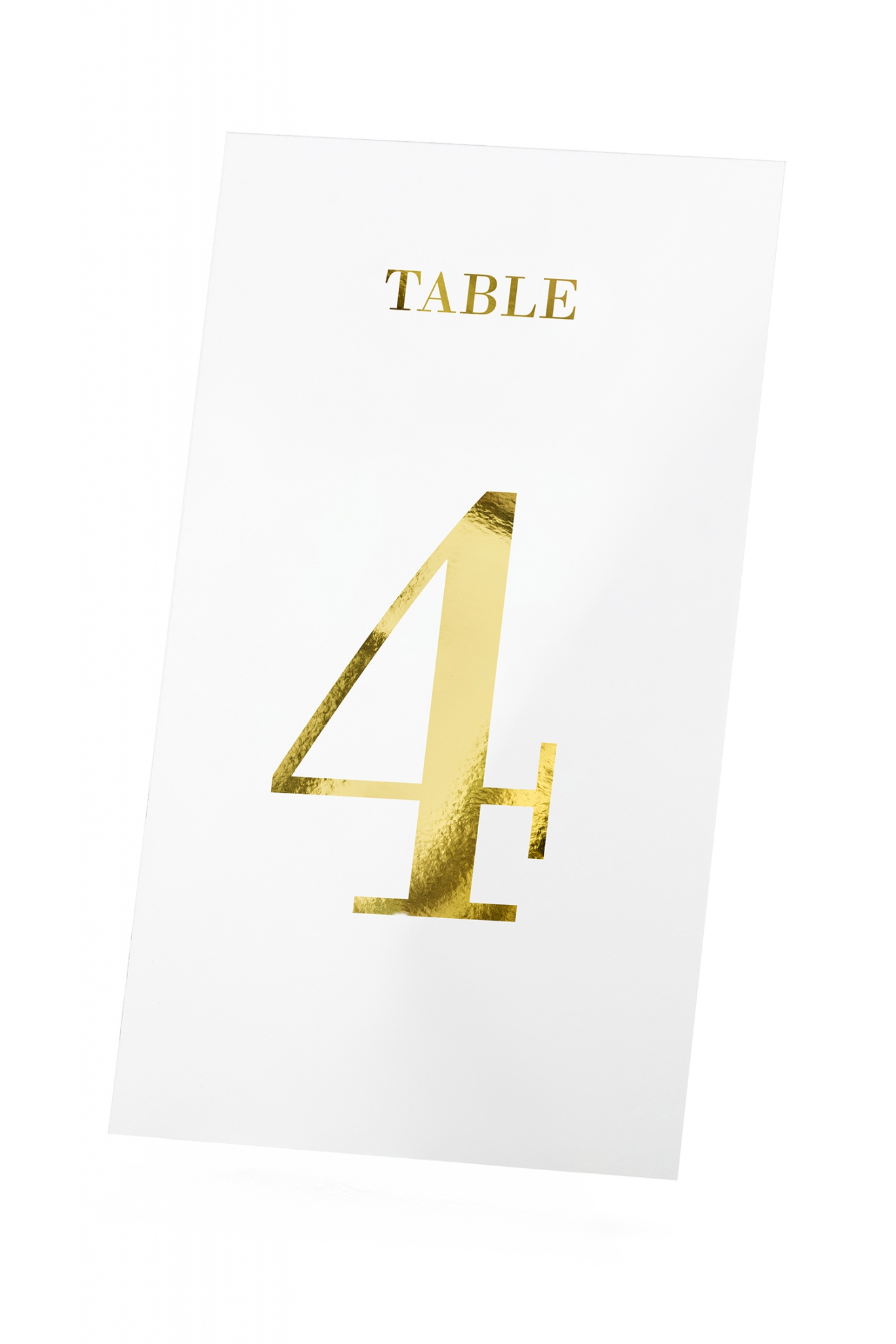 Table numbers transparent