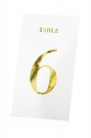 Table numbers transparent
