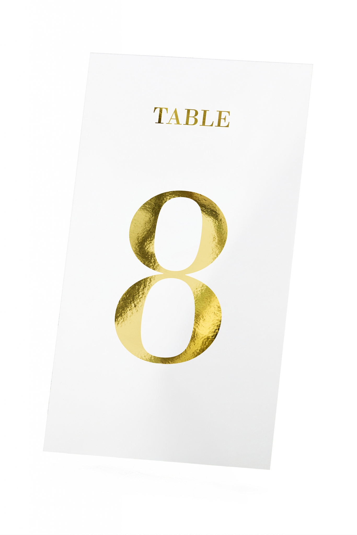 Table numbers transparent
