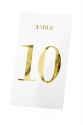 Table numbers transparent