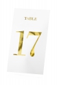 Table numbers transparent