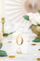 Table numbers transparent