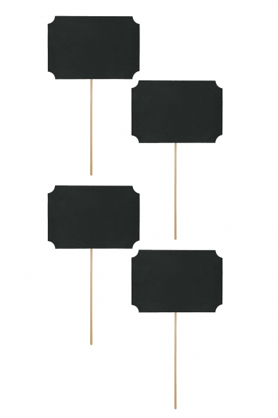 Karten auf Stäbchen