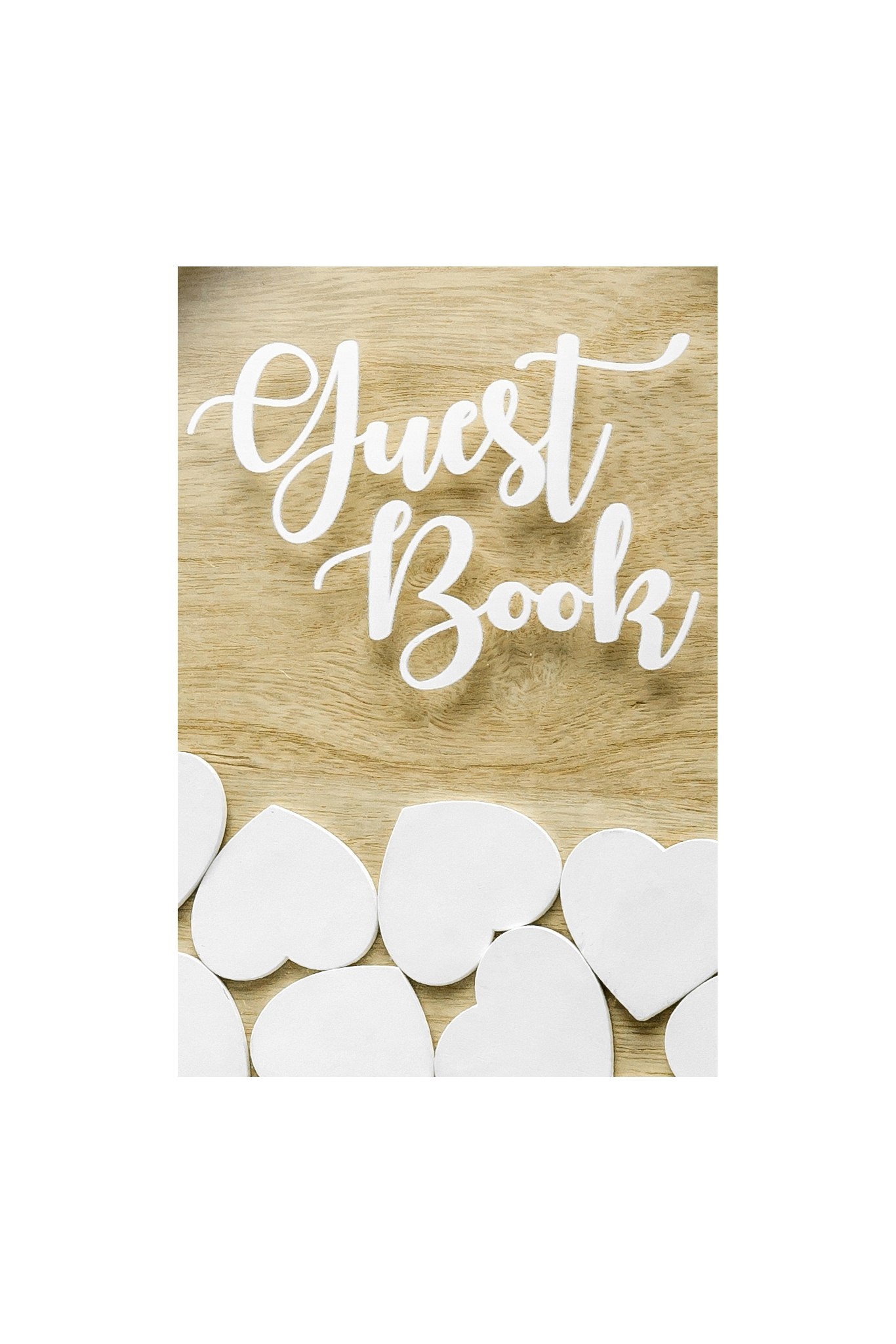 Wooden Guest Book