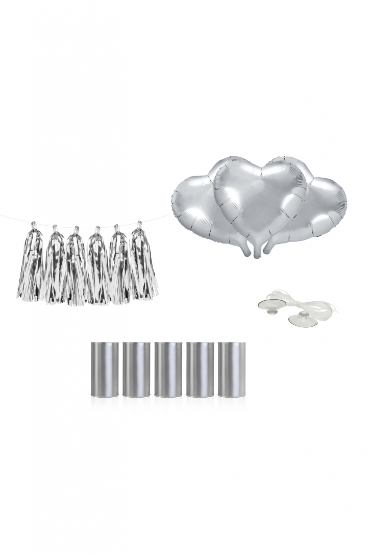 Car Decoration Set Hearts