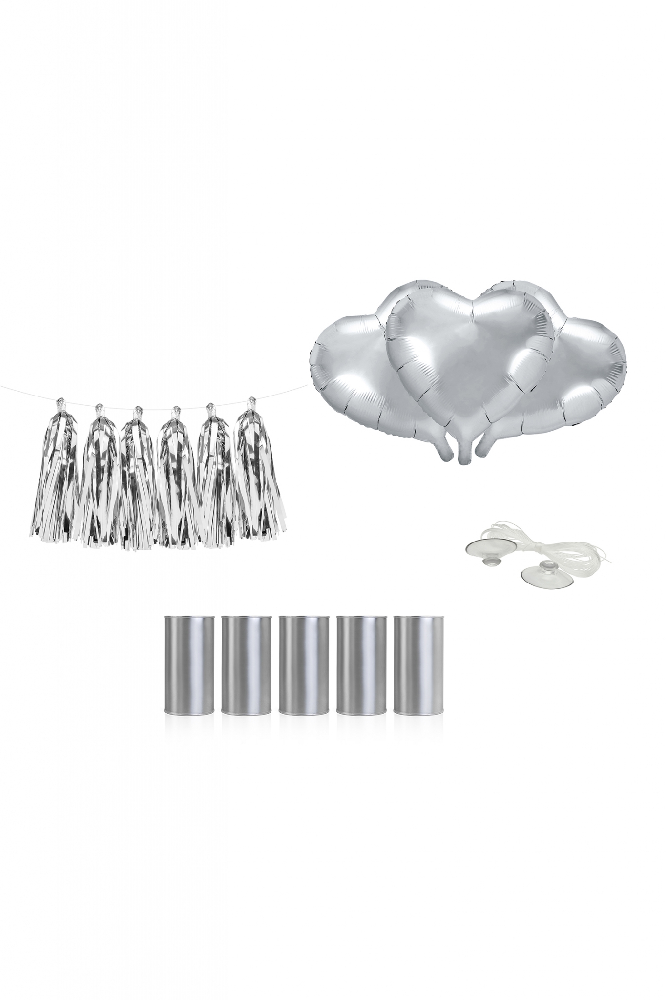 Car Decoration Set Hearts