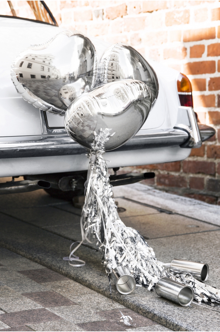 Zestaw dekoracji samochodowych - Serca