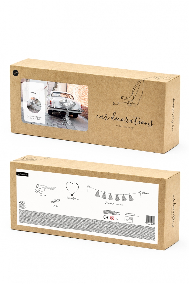 Car Decoration Set Hearts