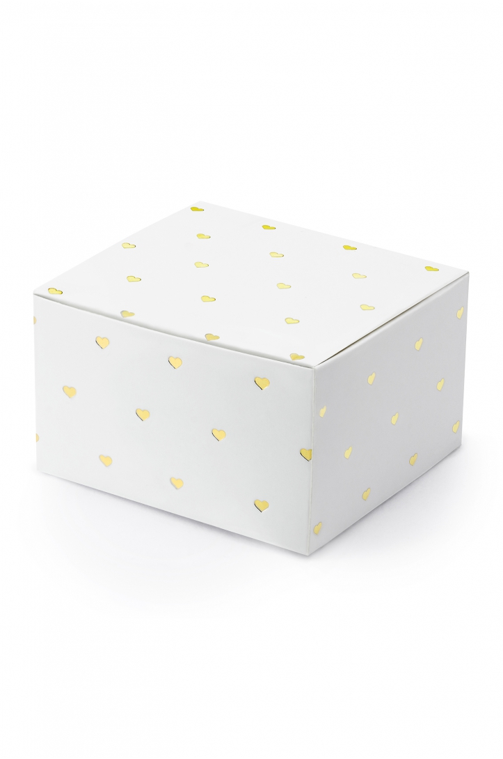 Small boxes hearts