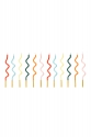 Twisted Birthday Candles Rainbow