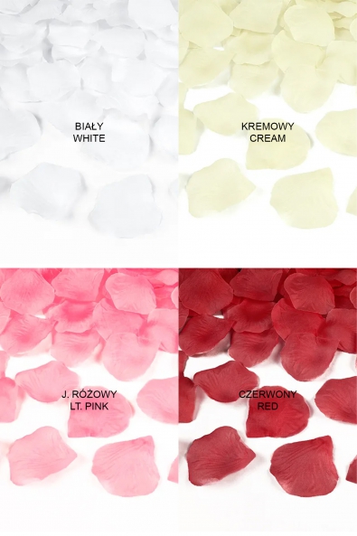 Rose petals packed in a pouch