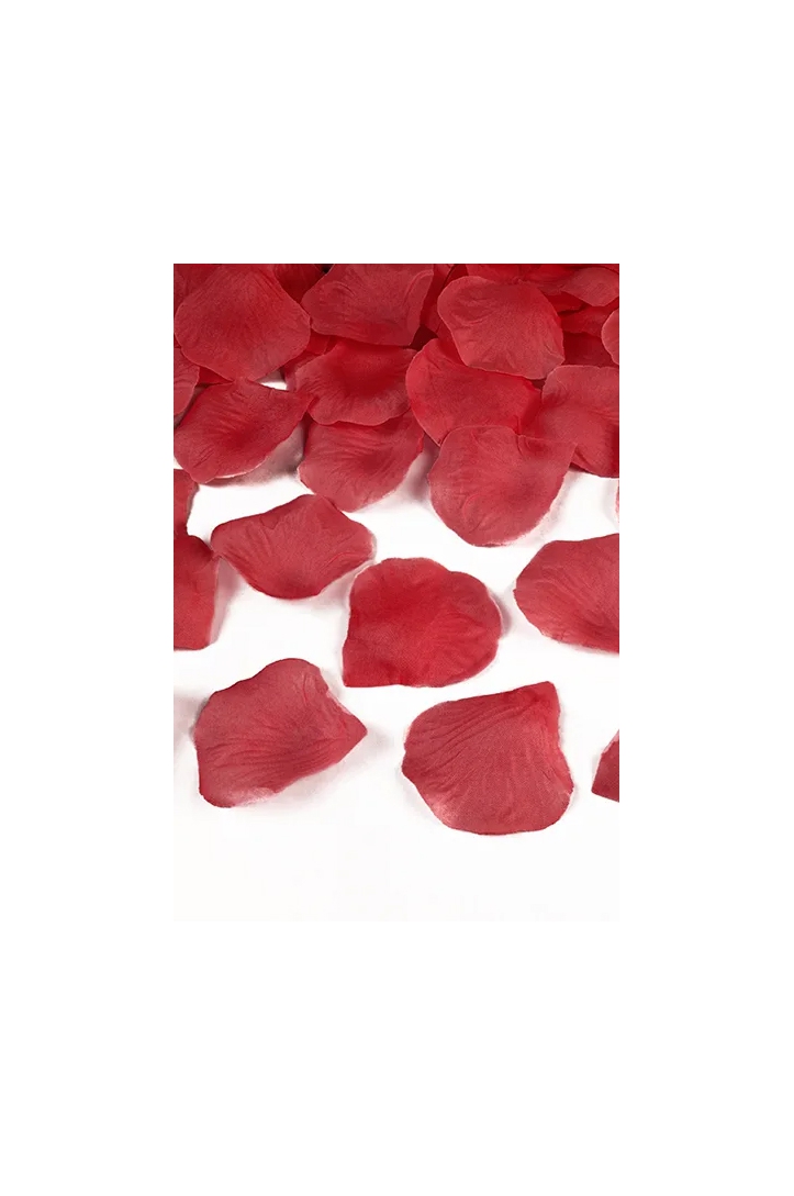 Rose petals packed in a pouch