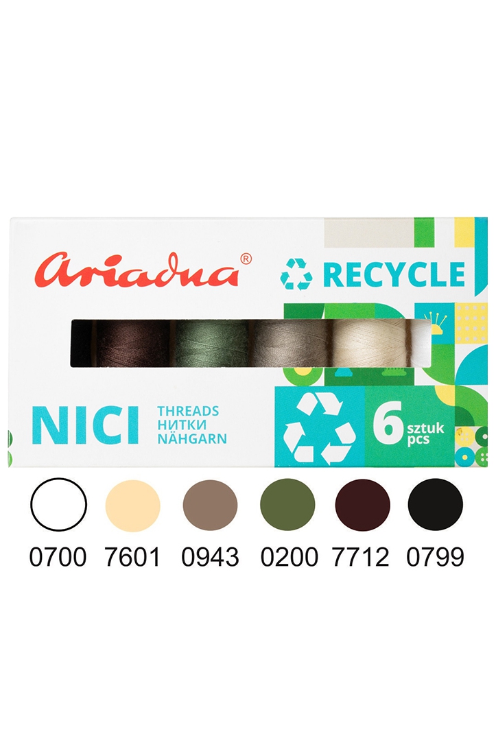 Recycle Earth Set, Talia Eco 120/200m, 6 Farben (Erde)