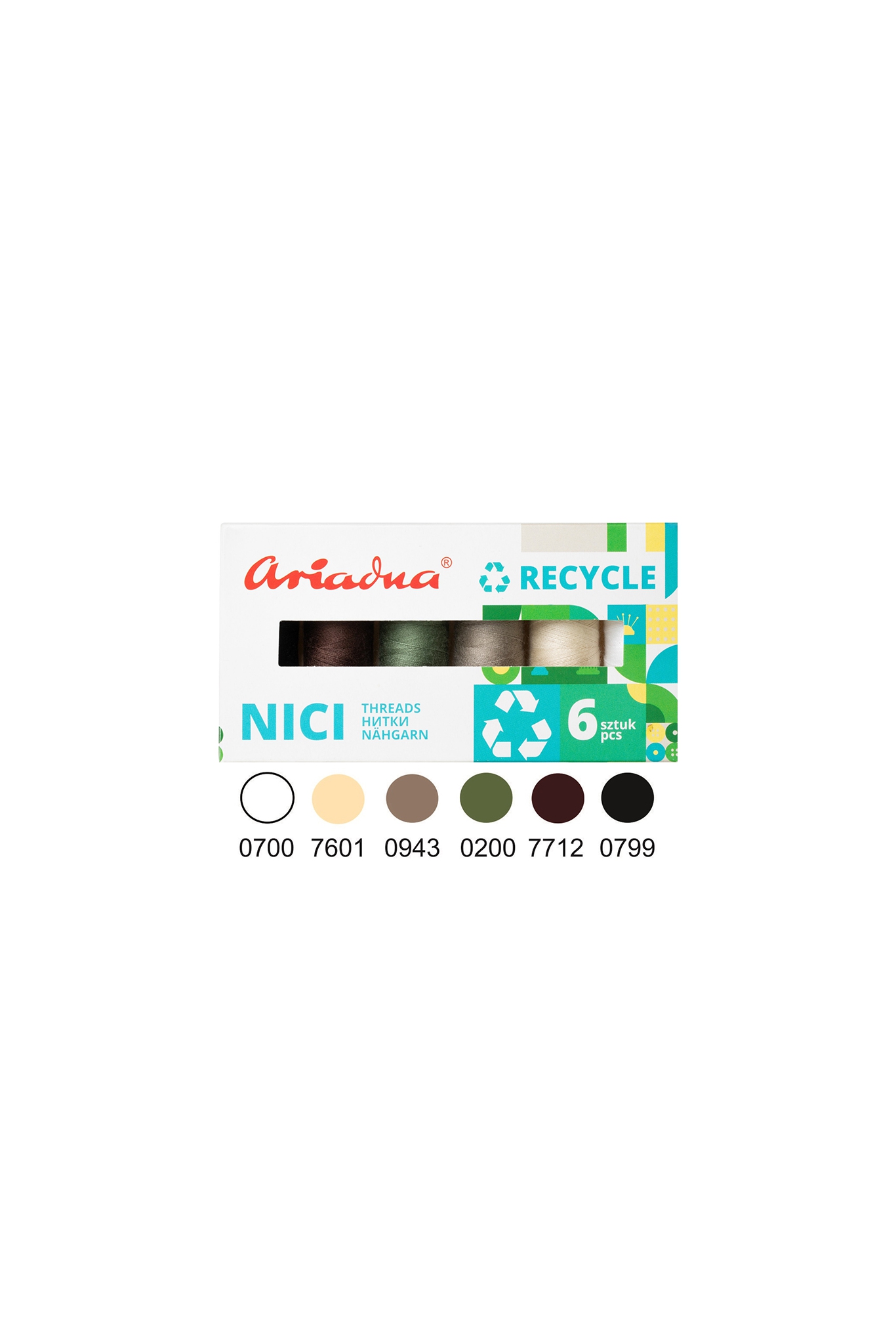 Recycle Earth Set, Talia Eco 120/200m, 6 colors (earth)