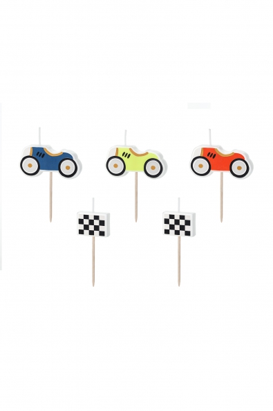 Birthday candles Cars