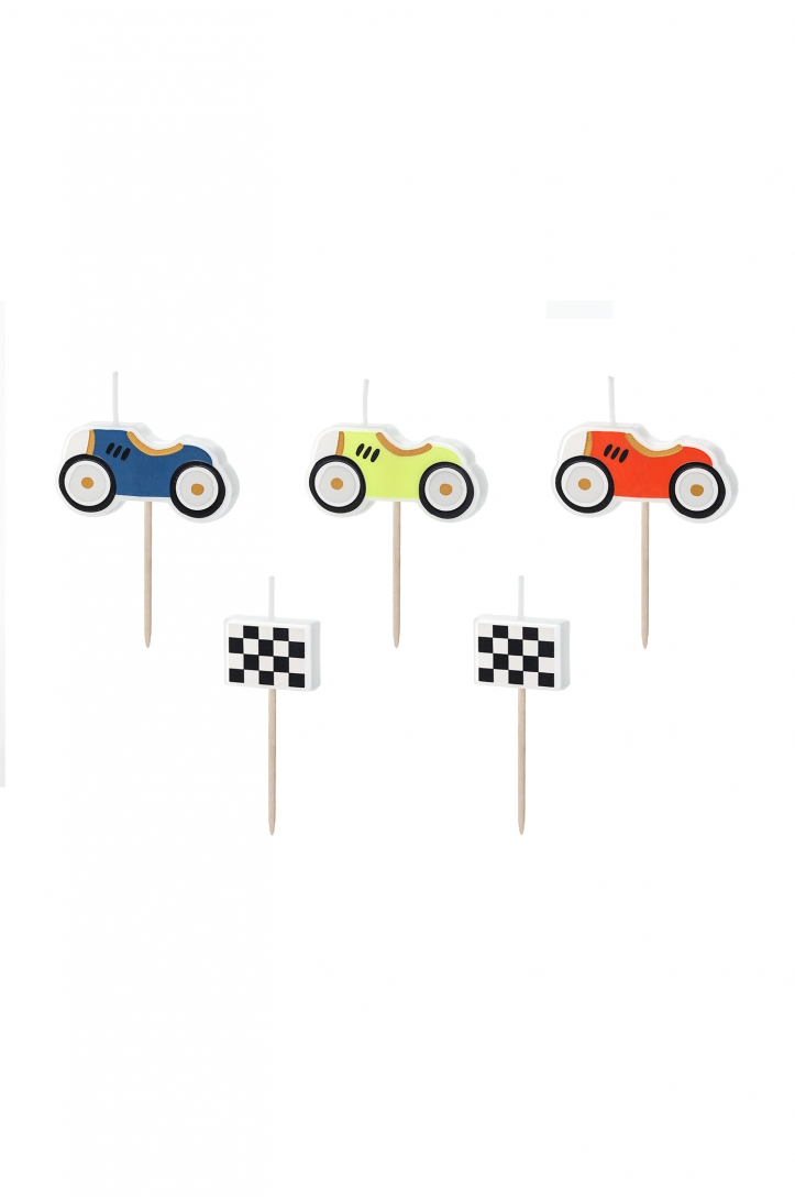 Birthday candles Cars