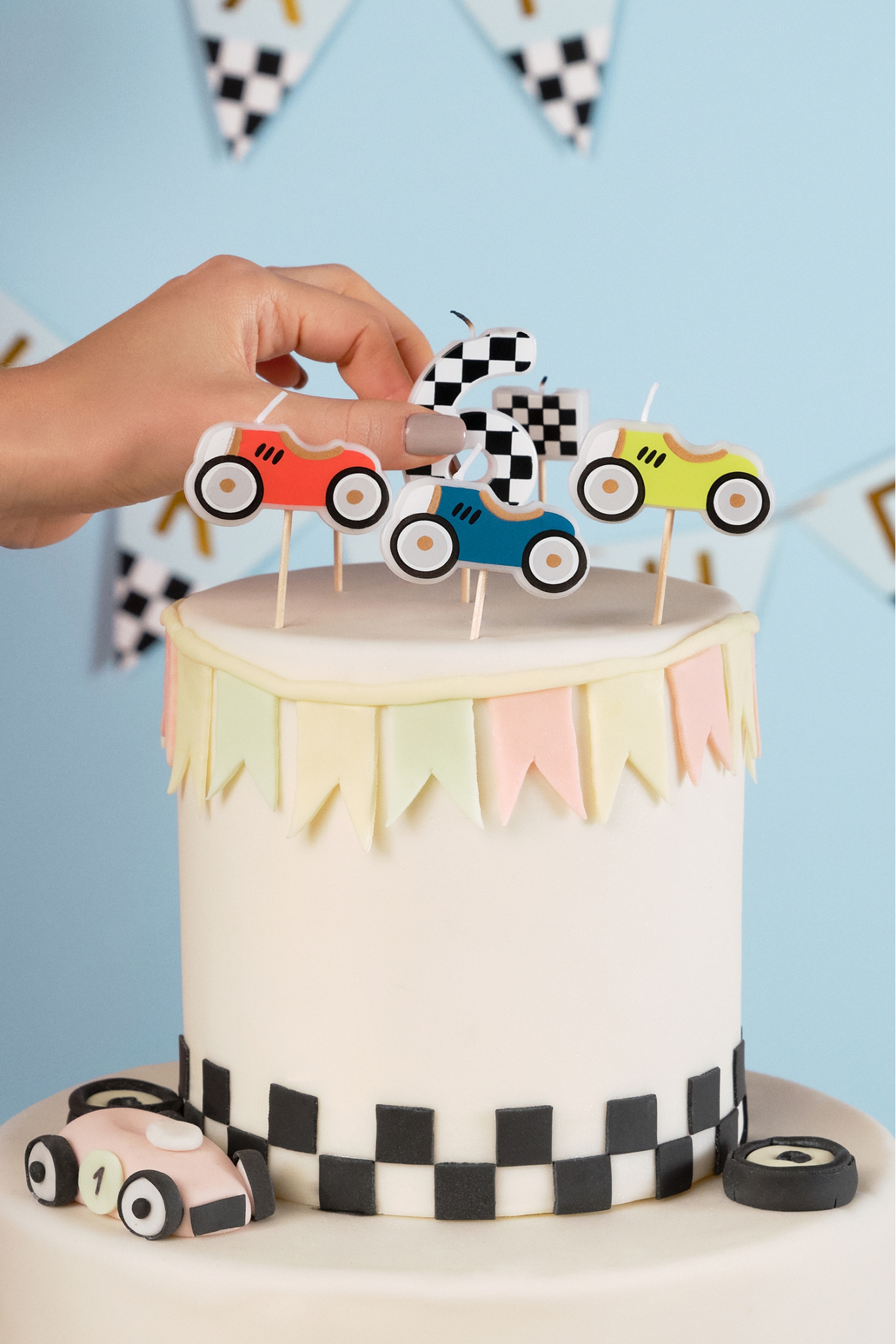 Birthday candles Cars