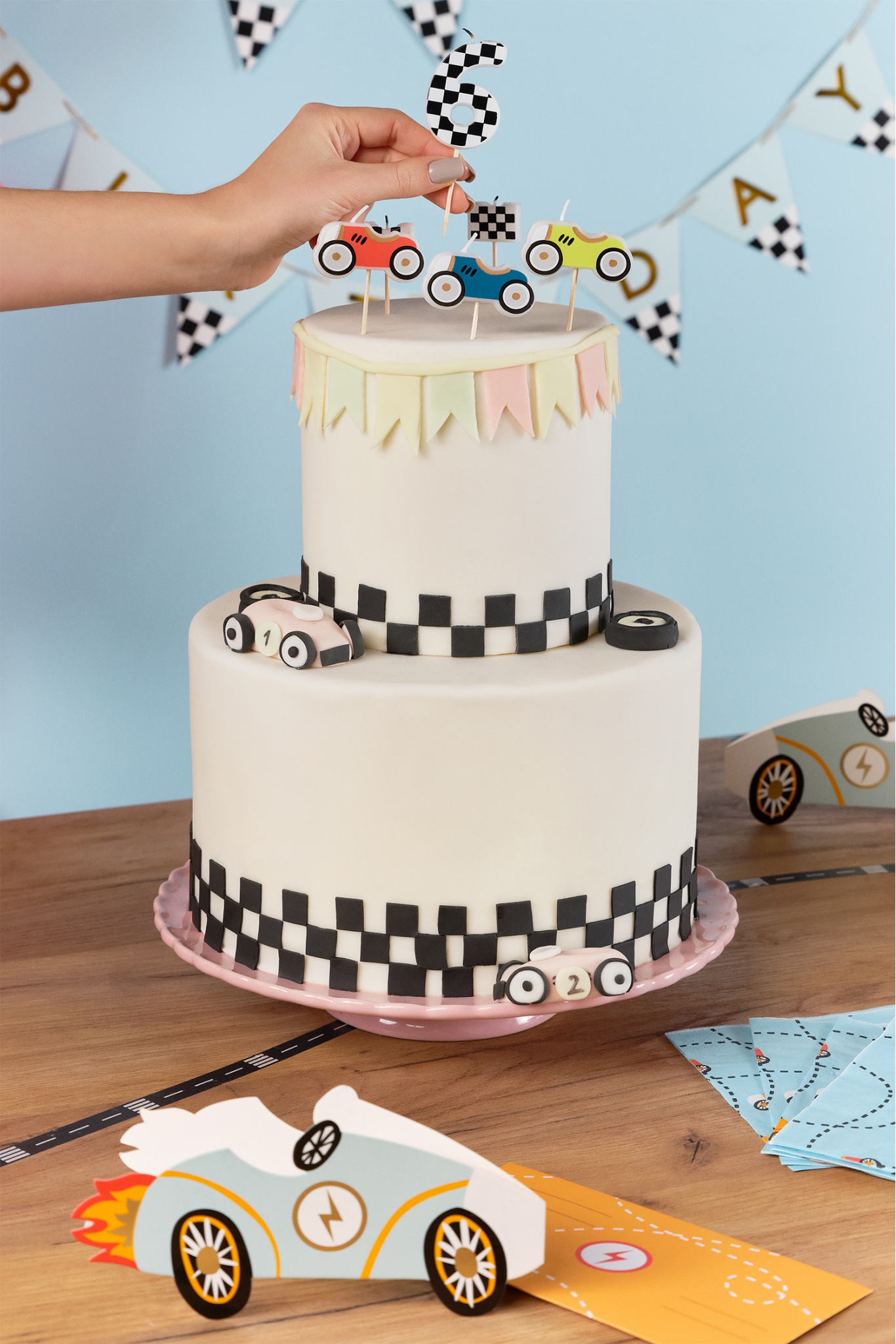 Birthday candles Cars